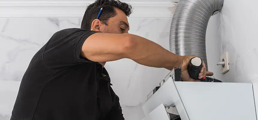 Precision In-wall Dryer Vent Cleaning & Rerouting Corrections in San Dimas, CA