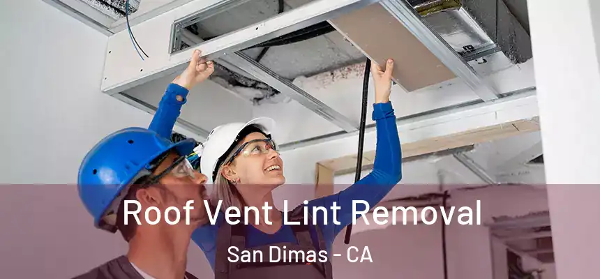 Roof Vent Lint Removal San Dimas - CA